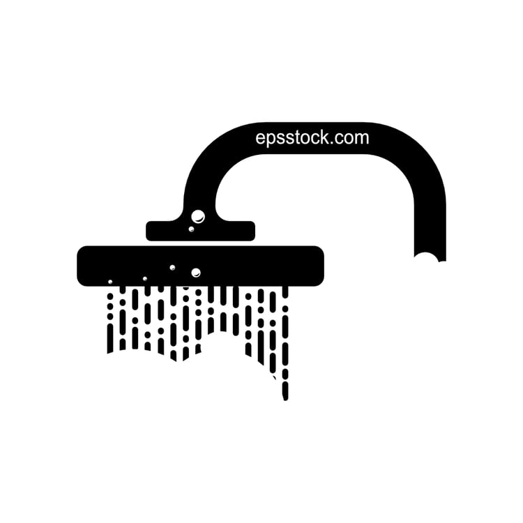 Steam shower symbol