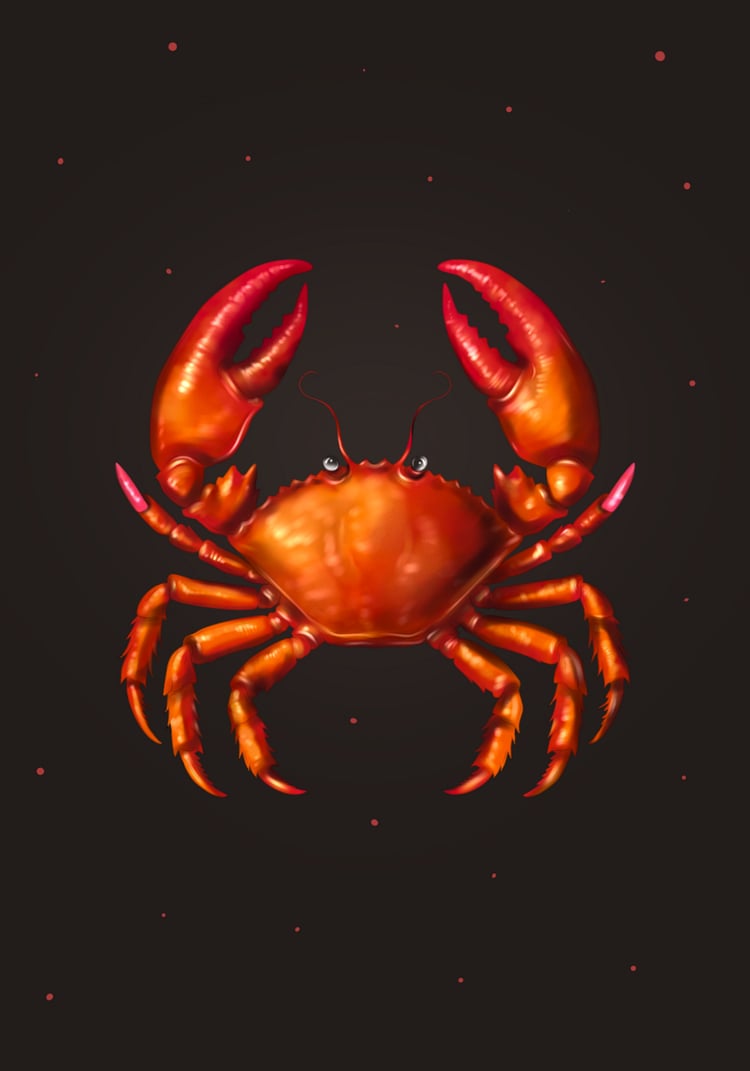 Affiche Cancer illustration Maxime June