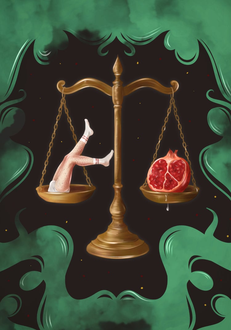 Illustration astro Balance Maxime June