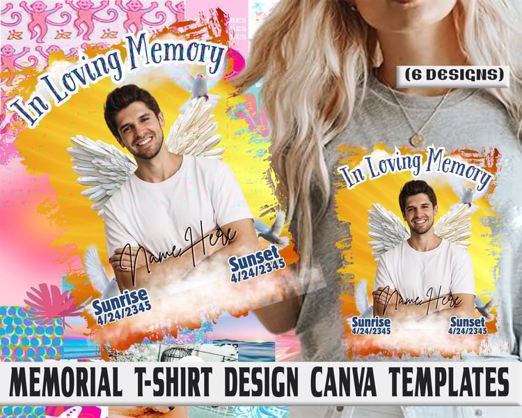 memorial shirt template rip t shirt canva rest in peace design editable memorial template obituary shirt design remembrance apparel funeral t shirt template canva t shirt design photo memorial design rip shirt png
