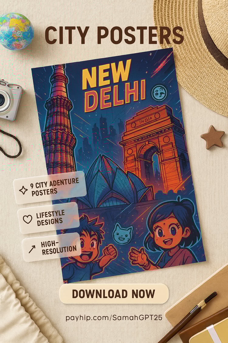 Urban Globe Wallpapers – 9 City Adventure Posters