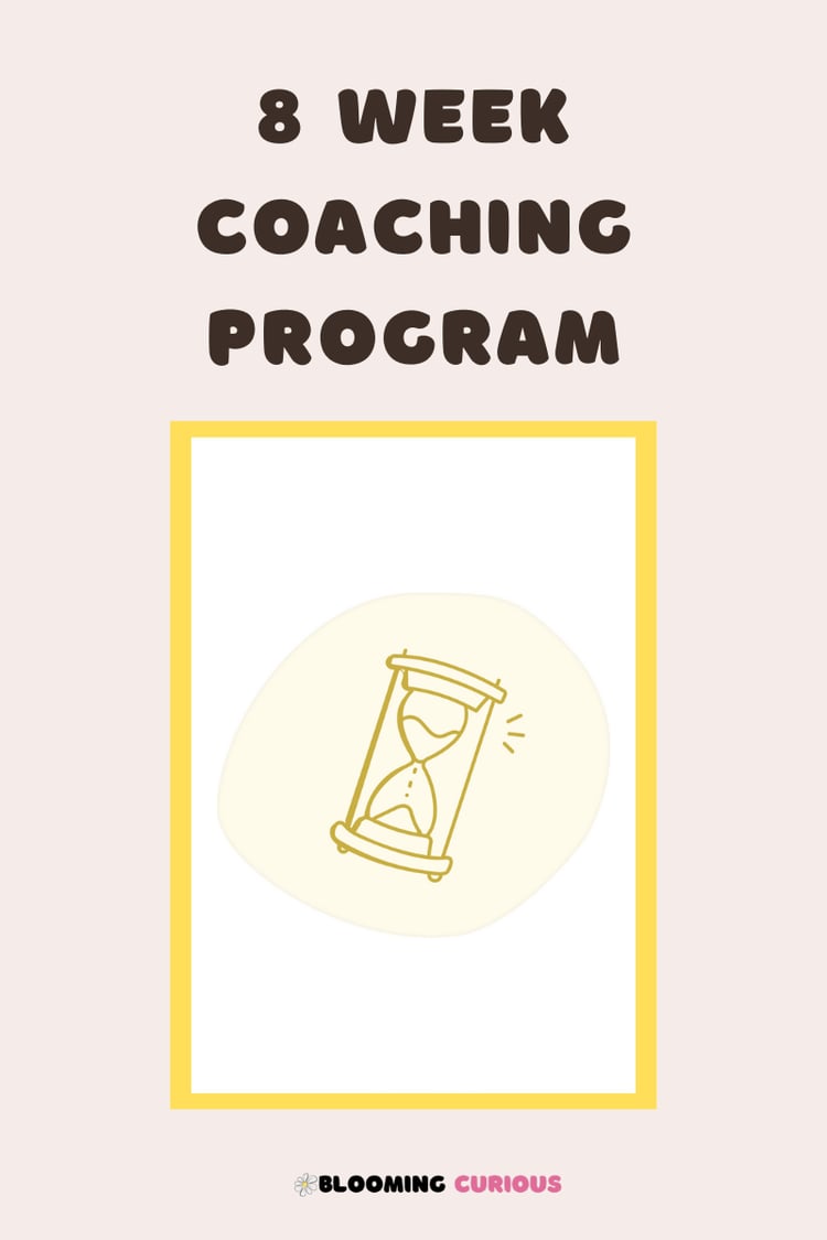 Hour glass icon - 8 week coaching program for homeschool educators