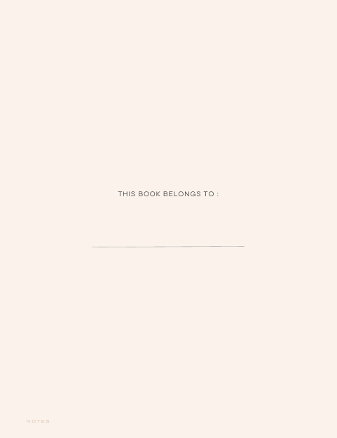 "Personalization page from My JOURNAL journey with the text THIS BOOK BELONGS TO: and a blank line for name – clean minimalist design for printable journaling and self-reflection."