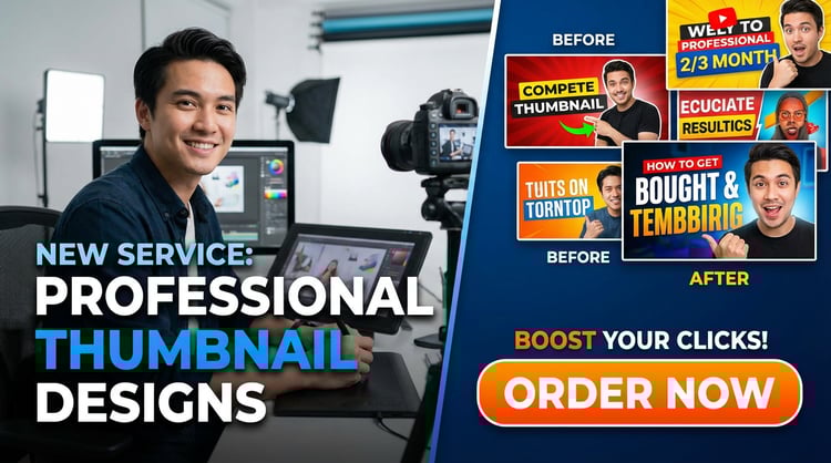 I will design amazing highly professional youtube thumbnail that attract viewers