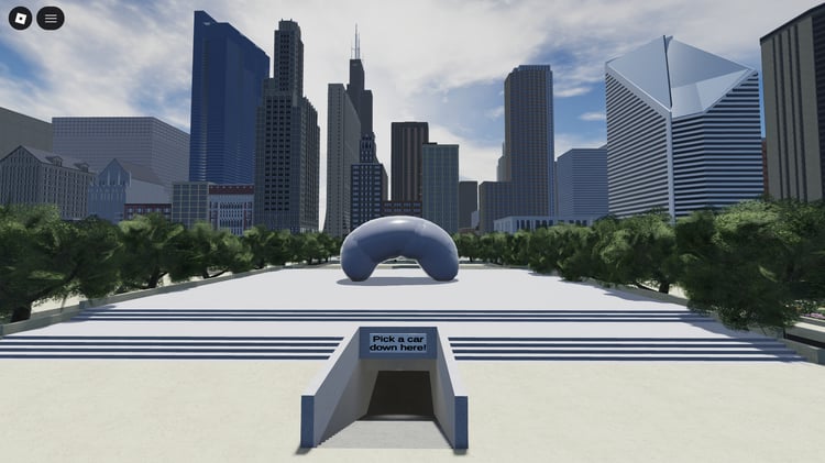 roblox chicago inspired city map with tall buildings