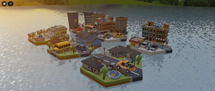 stylized urban elements for roblox