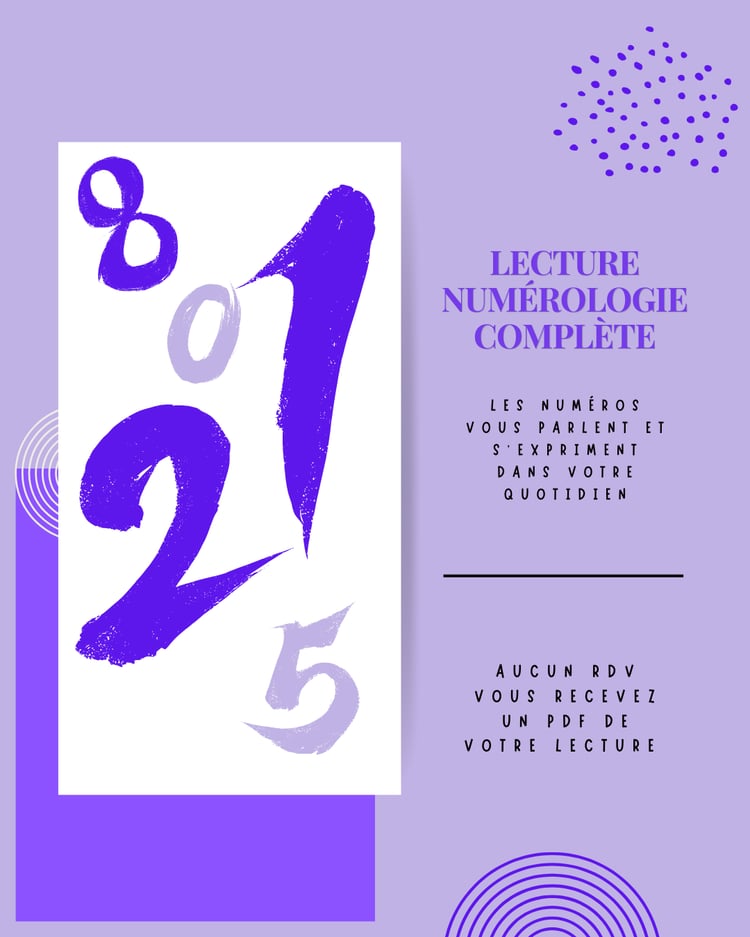 Lecture numérologie complète