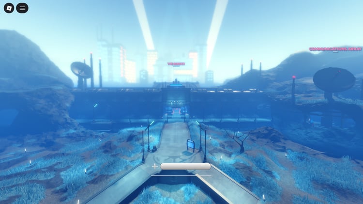 Wide view of Coruscant city layout