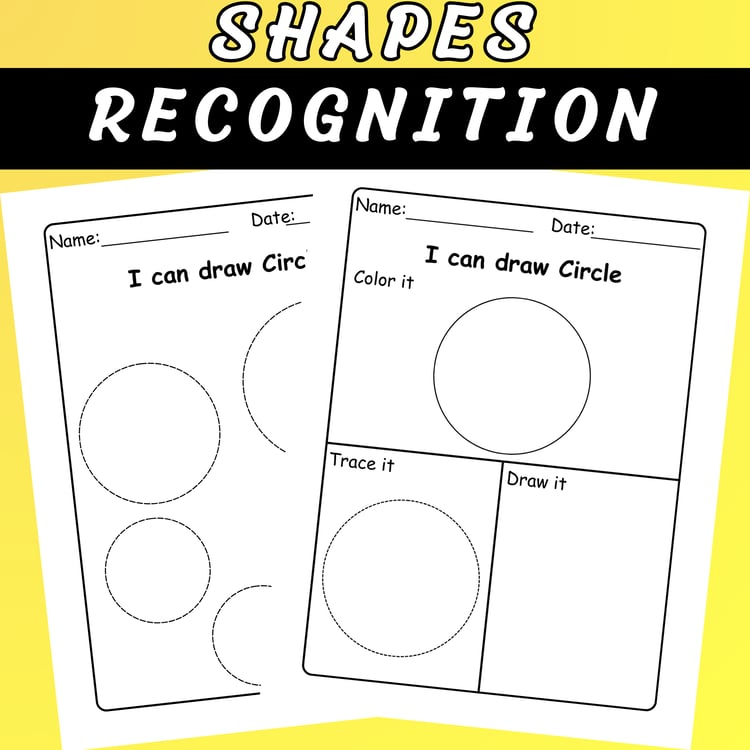 Basic 2D shapes recognition for preschool and kindergarten