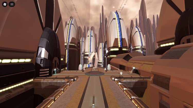 Immersive Star Wars urban map scene