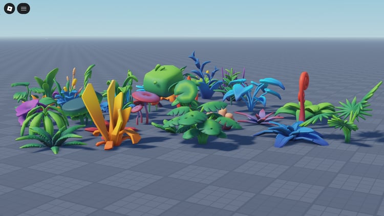 Low poly plants pack Roblox