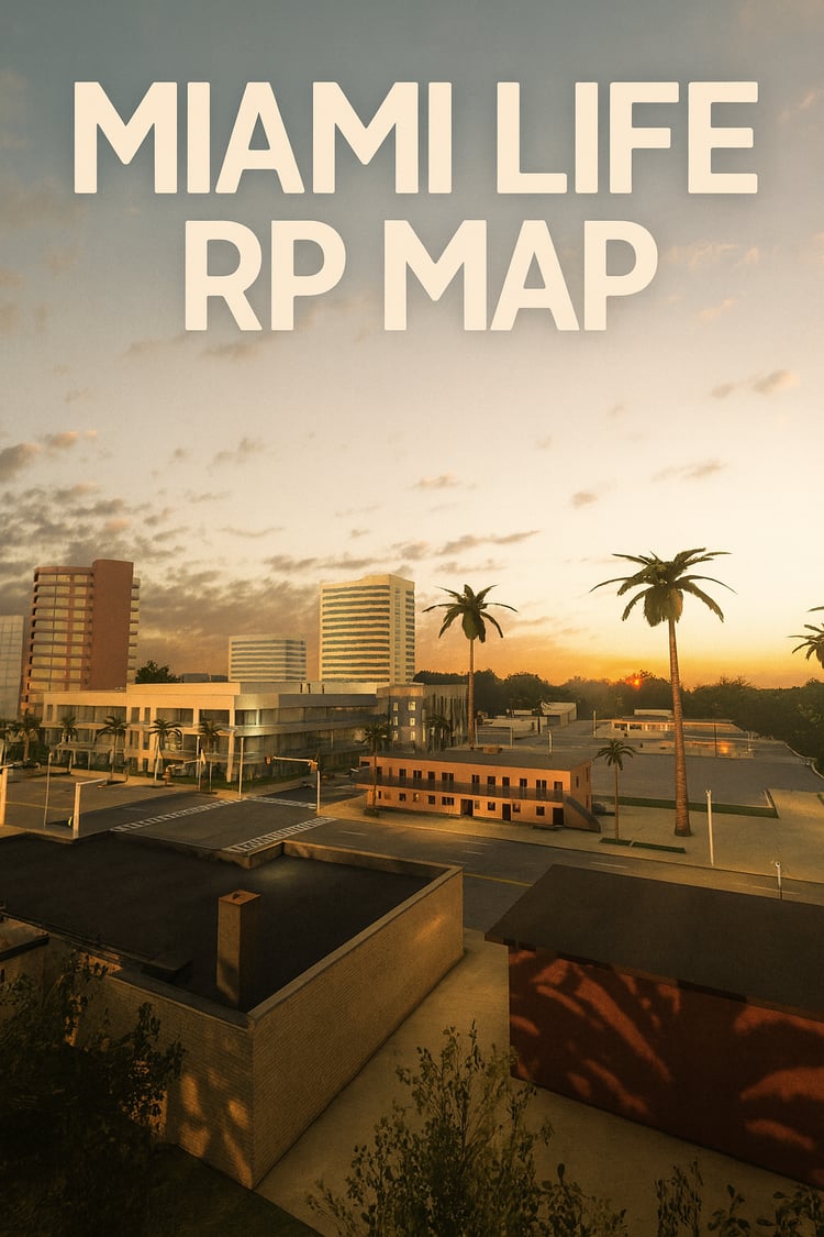 Miami Life RP Map – Massive Coastal Roblox City RP
