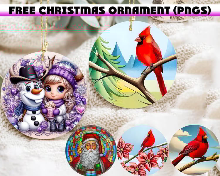 free christmas png, christmas ornament png, freebie friday png, holiday ornament design, christmas graphics free, printable ornament png, sublimation christmas png