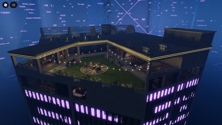 City night atmosphere penthouse map