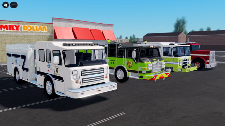 KFC Engine 2 fire vehicle Roblox preview