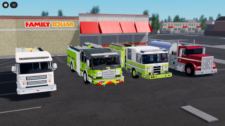 Fire trucks pack Roblox vehicle overview