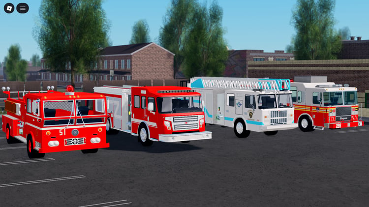 Firefighting truck collection Roblox overview
