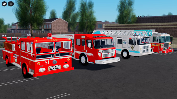 FDNY Seagrave fire truck urban scene