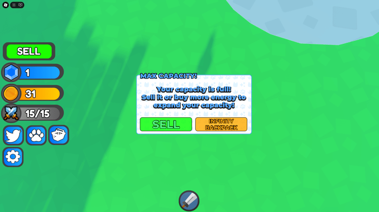 Knight Hero Simulator gameplay showing medieval combat