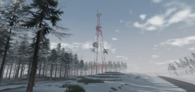 Kazakhstan Winter Roblox snowy forest overview