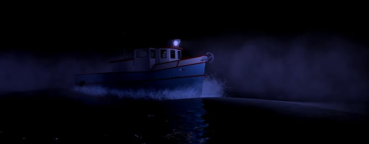 Nightwatch patrol vessel Roblox exterior view