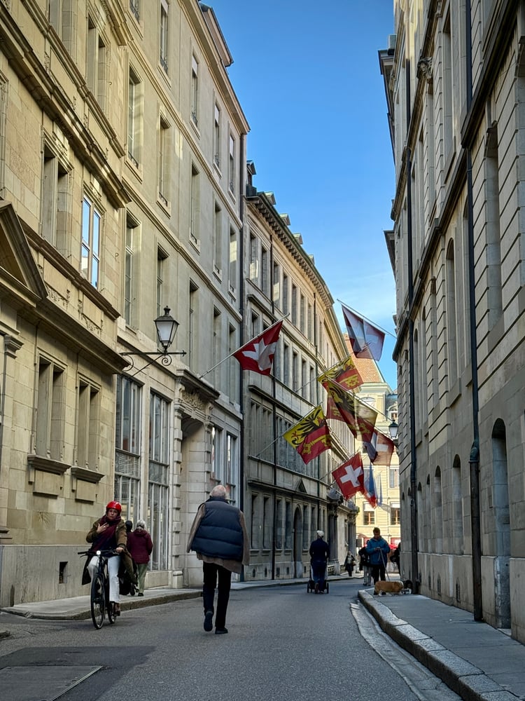 Rue de l'Hôtel-de-Ville, Geneva Old Town, Switzerland