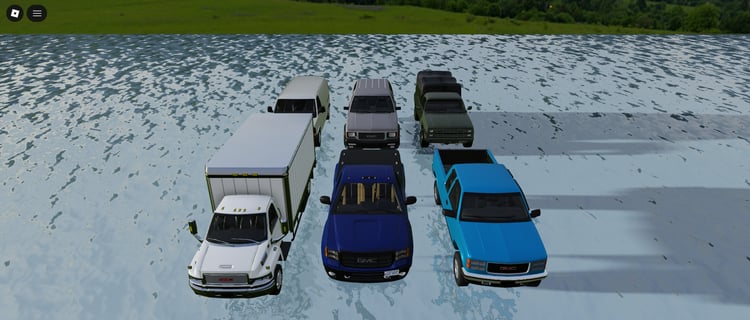 Detailed GMC models in Roblox