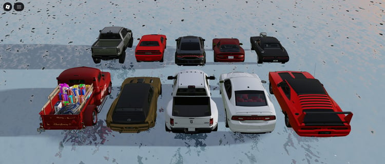 Dodge car pack Roblox overview