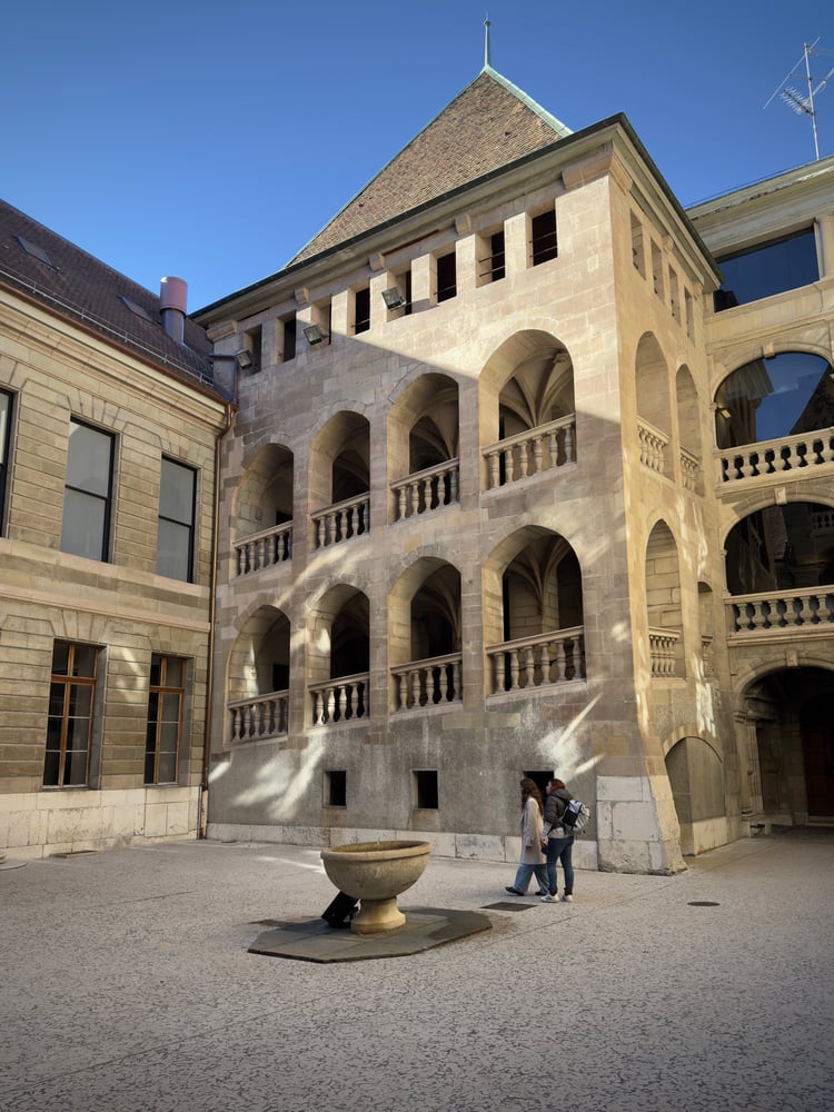 Hôtel de Ville, Old Town (Vieille Ville) Geneva, Switzerland