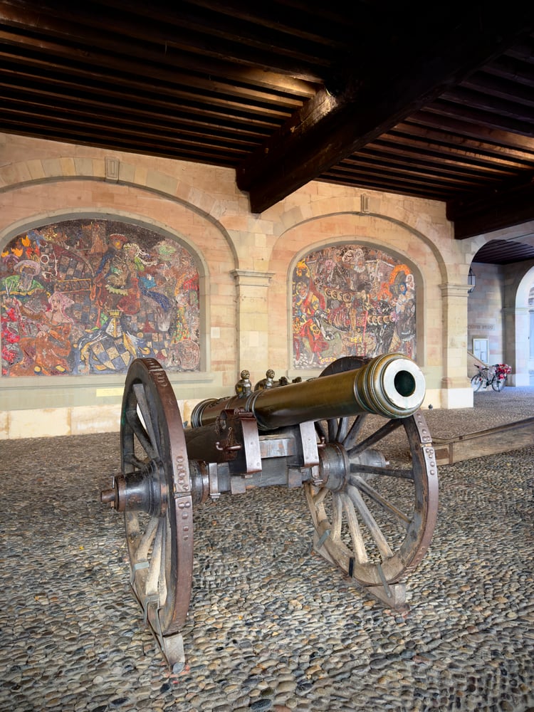 The Old Arsenal (L'Ancien Arsenal) in Geneva Old Town, Switzerland