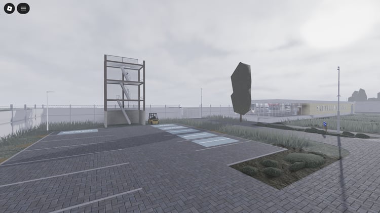 immersive roblox base environment with realistic layout