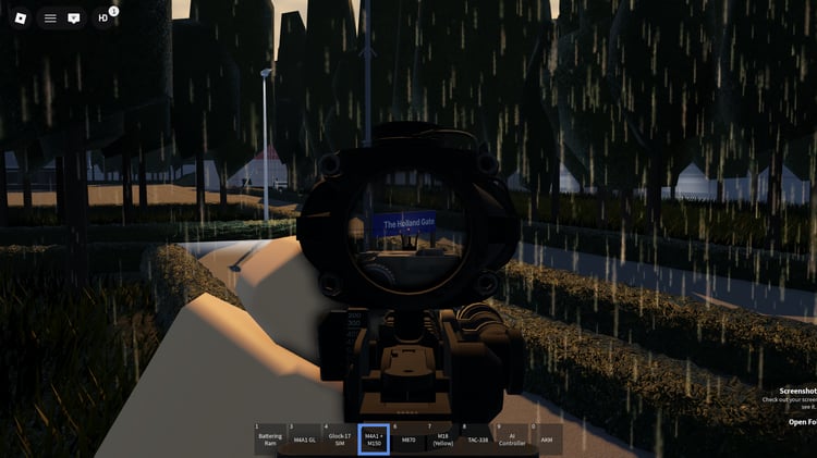 roblox tactical roleplay map featuring shooting schools and ranges