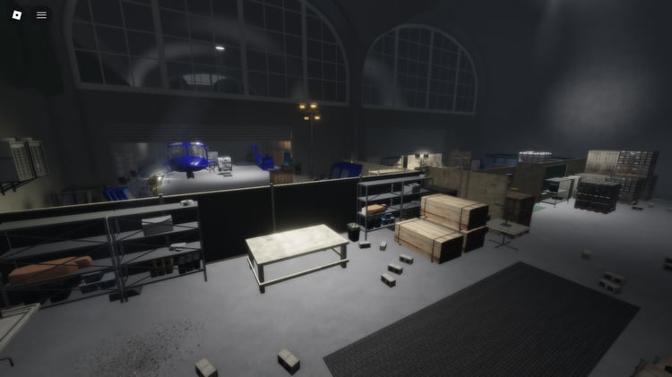 massive roblox tactical military map with urban and forest areas