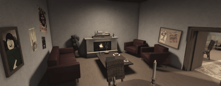 cinematic indoor environment designed for roleplay storytelling