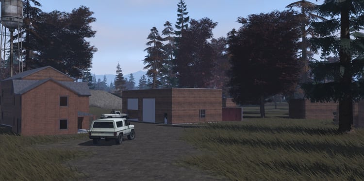 farms and agricultural areas placed across a scenic terrain