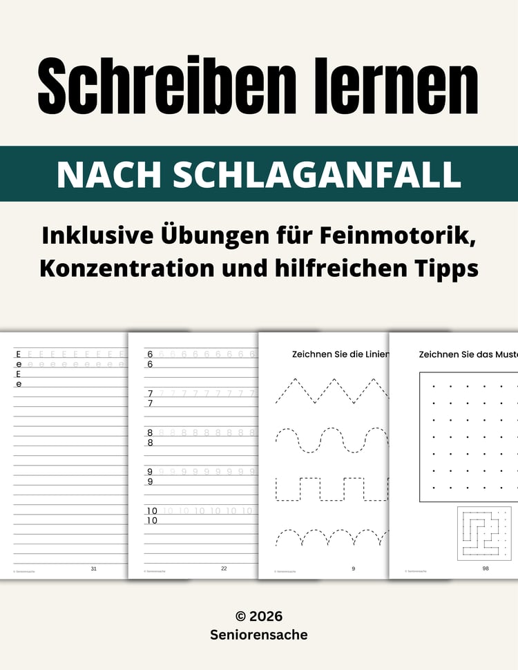 Schreiben lernen nach Schlaganfall