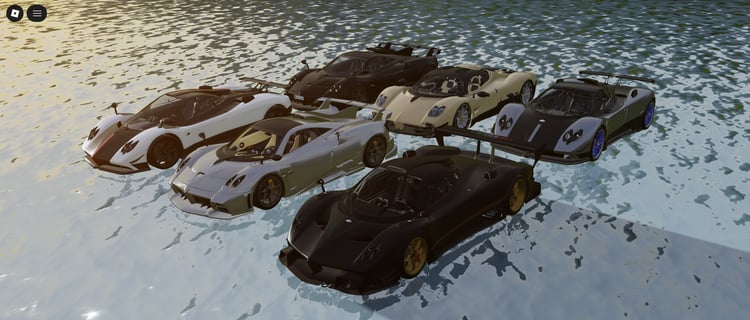 high performance pagani cars in motion