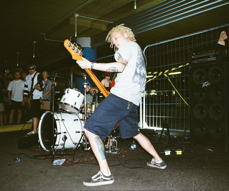 Playing Guitar With A Drummer