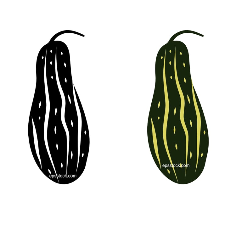 Marrow vegetable symbol