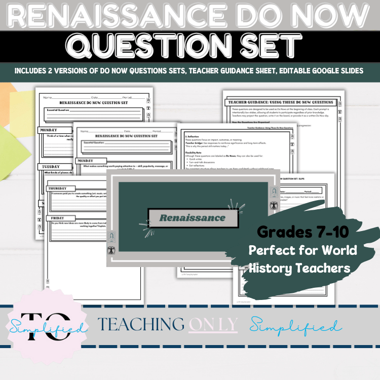 Teaching Only Simplified - World History
