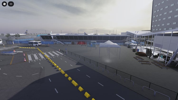 Realistic Roblox military airport base inspired by Eindhoven layout
