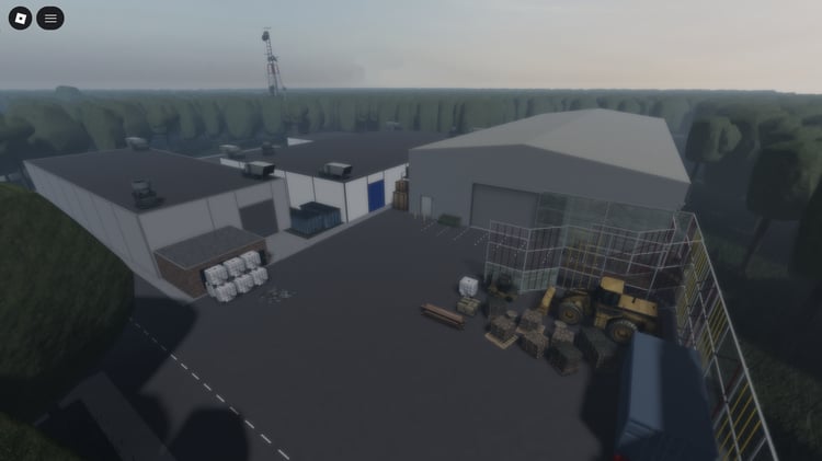 Huge realistic Roblox military map with expansive terrain