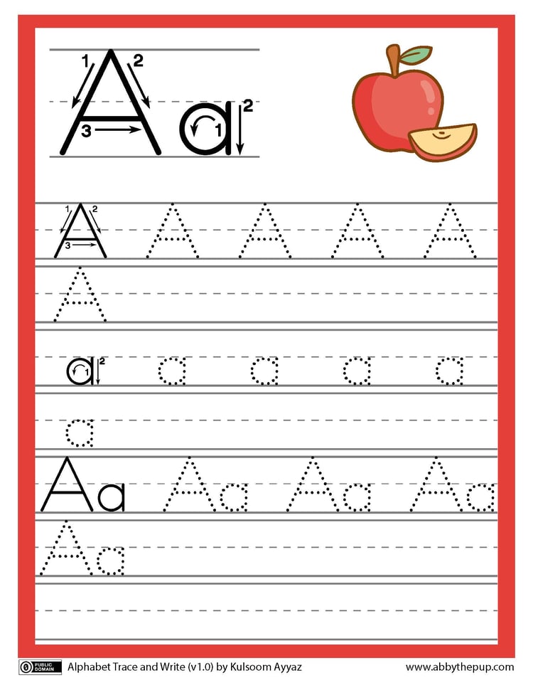 Alphabet Trace and Write