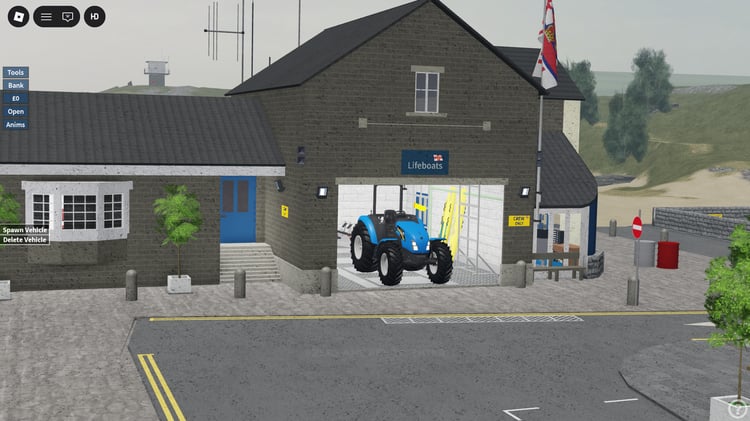 Realistic Roblox coastal town inspired by Lyme Regis Dorset
