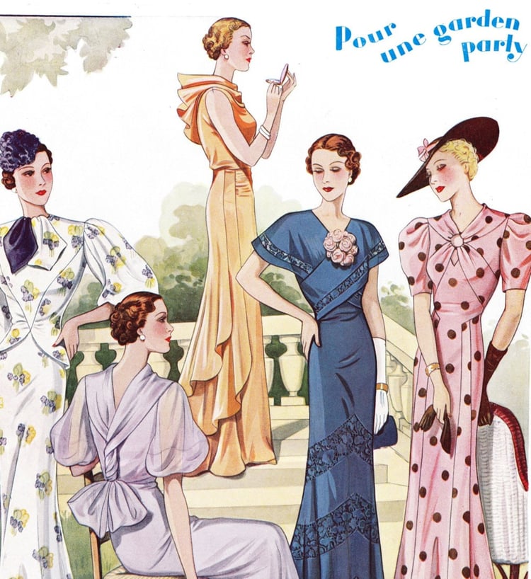 Glass of Fashion - Vintage fashion magazines