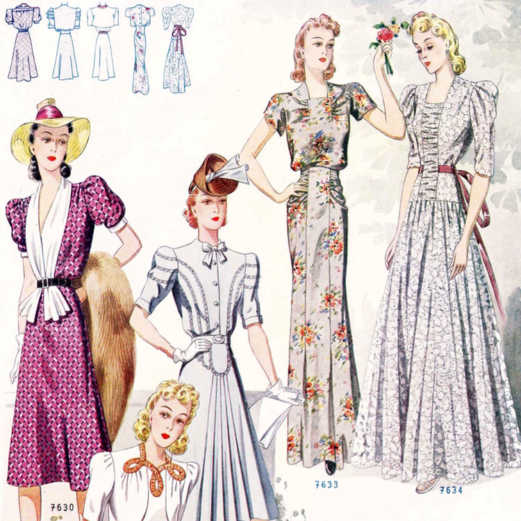 Glass of Fashion - Vintage fashion magazines