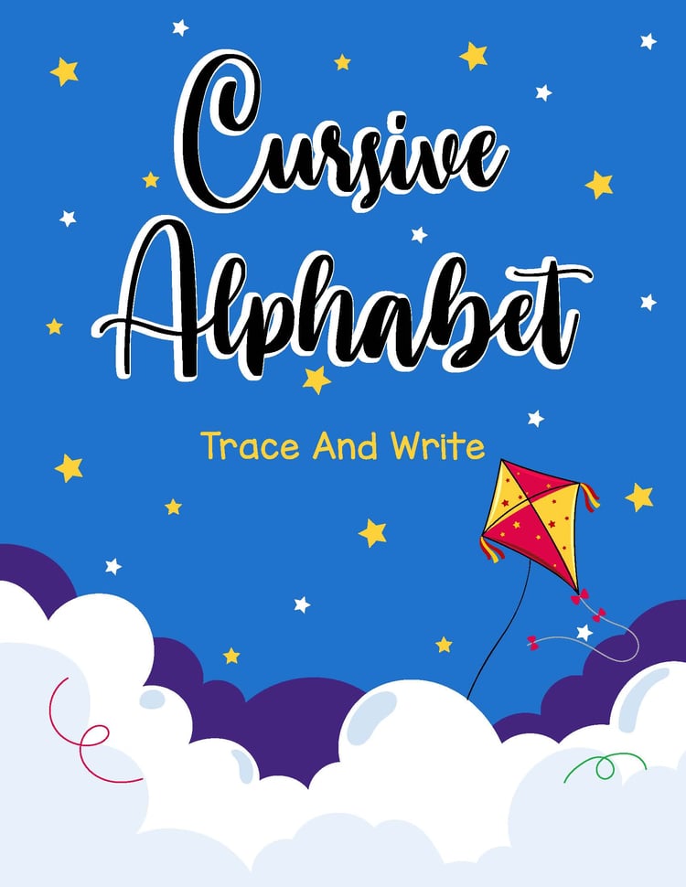 Cursive Alphabet Trace and Write