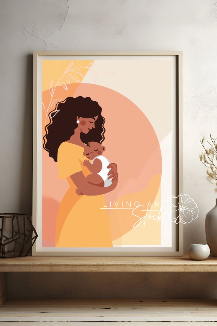 Printable art for black mothers