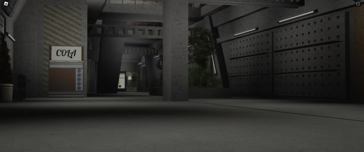Cold War–style SCP facility exterior in a Roblox environment