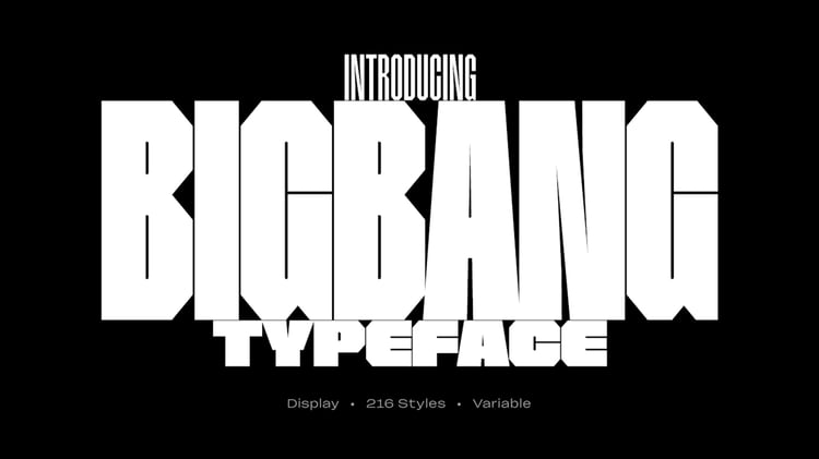 BigBang Typeface